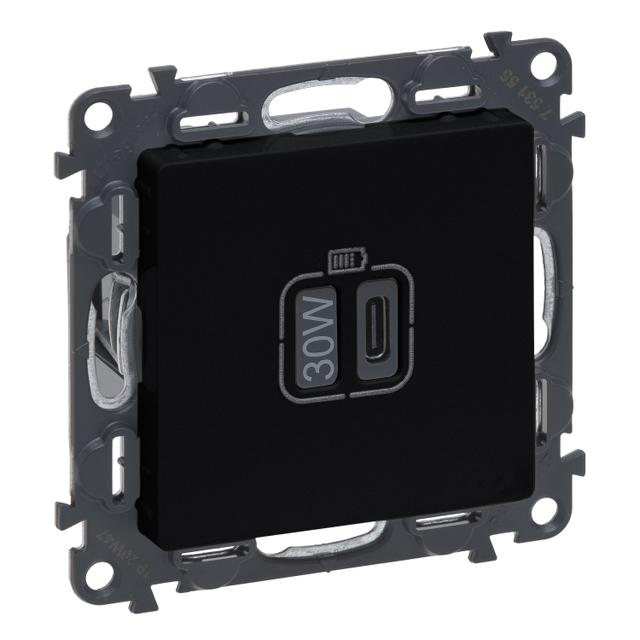 Valena Life - Ładowarka Usb Typ C - 30 W - Czarne 756355 LEGRAND