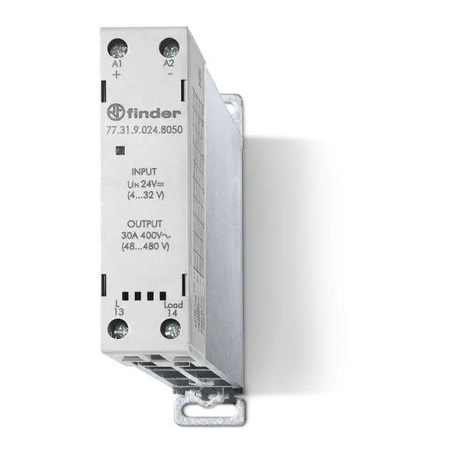 Przekaźnik półprzewodnikowy 1 Z; 30A; sterowanie 24V DC; wyjście 400V AC załączanie natychmiastowe,