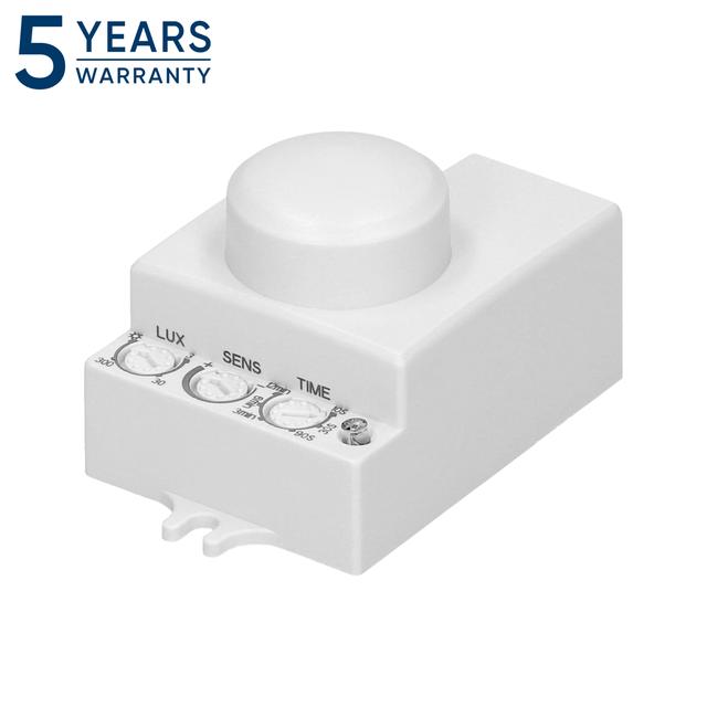 Mikrofalowy czujnik ruchu, mini, 360°/180° IP20, 1200W OR-CR-281 ORNO
