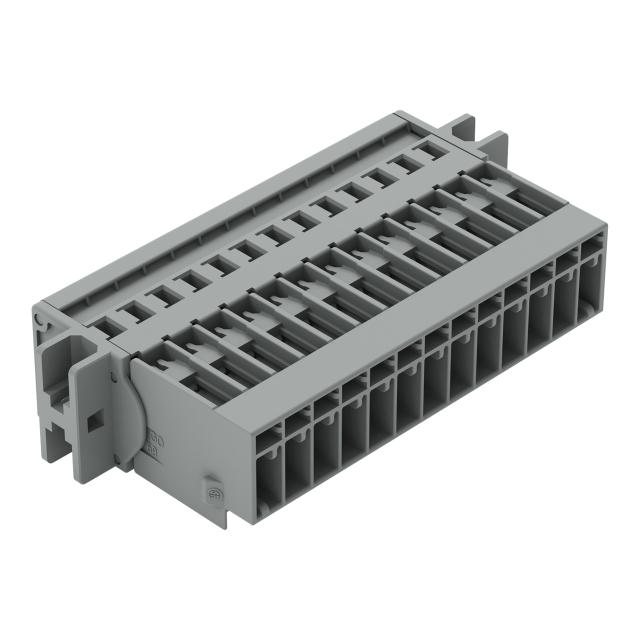 X-COM wtyk 13-biegunowy szary raster 5 mm /15szt./ WAGO