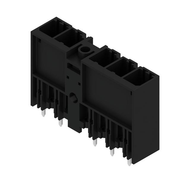 SV 7.62HP/05/180MF3 3.5SN BK BX Wtyki PCB (złącza płyty), 7.62 mm, Liczba biegunów: 5, kąt odejścia: 180° /36szt./ 1048590000 WEIDMÜLLER