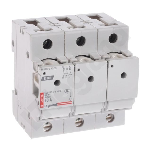 Rozłącznik Bezpiecznikowy 3P 50A D02 R303 606708 LEGRAND