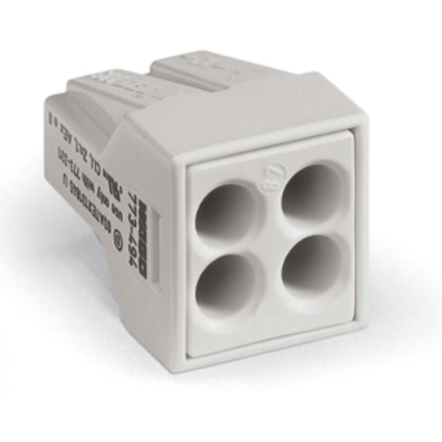 złączka instalacyjna 4-torowa Eexe jasnoszara