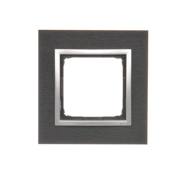 Simon 54 Nature Ramka 1-krotna Nature-Metal INOX YIN IP20/IP44* (*IP44-należy zastosować uszczelkę ramki DUN1) DRN1/78 KONTAKT