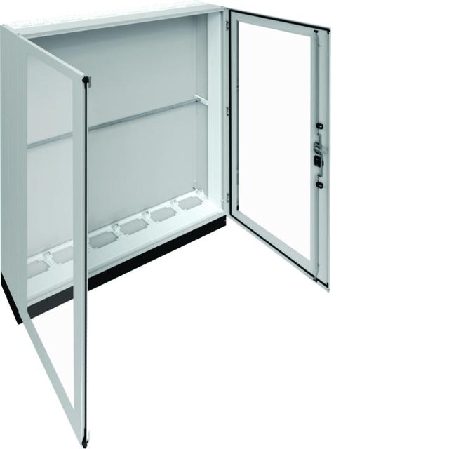 univers Rozdzielnica stojąca IP55 kl. I 1550x1850x275 + cokół 100mm drzwi transparentne FR26K1 HAGER