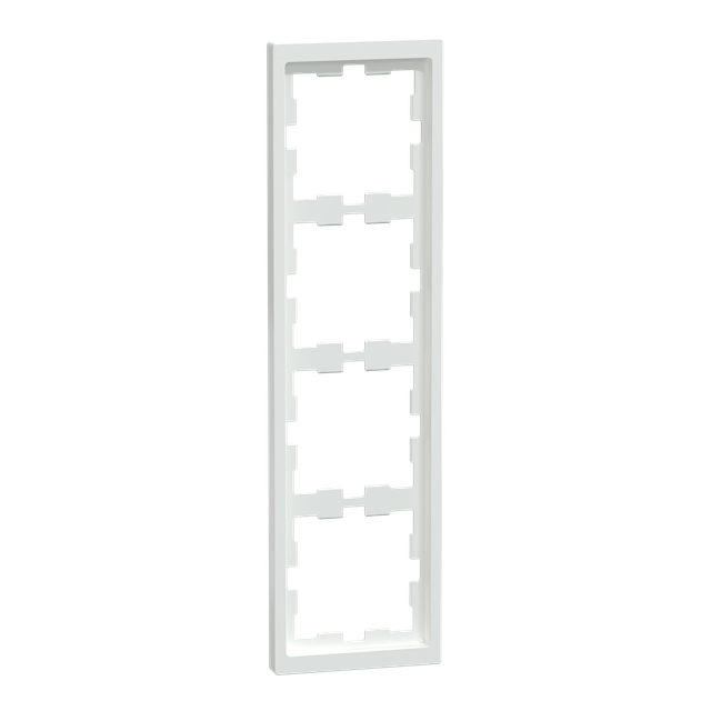 Merten D-Life, ramka czterokrotna, biały lotus