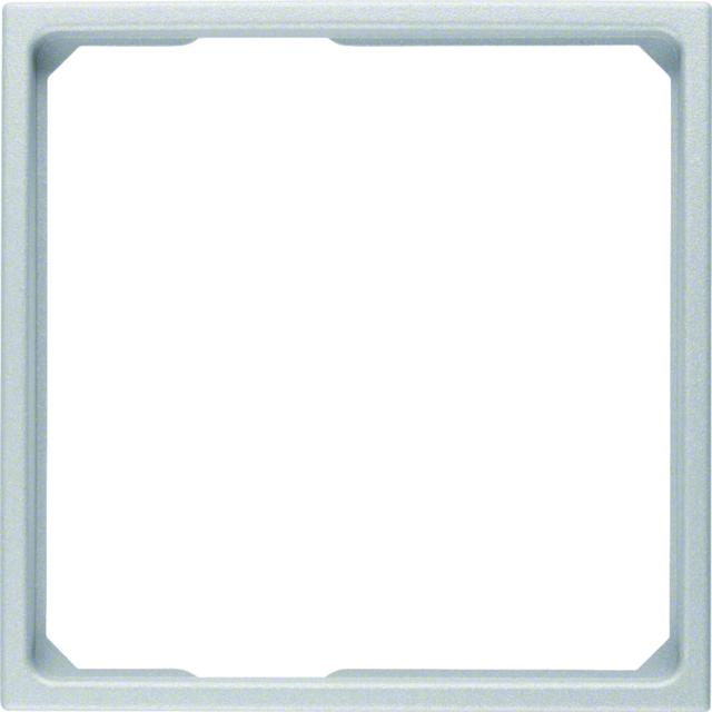 BERKER B.Kwadrat/B.7 Pierścień adaptacyjny do płytek czołowych 50x50mm aluminium 11091414 HAGER