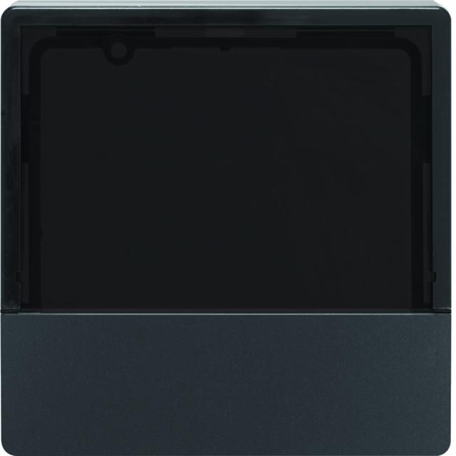 BERKER KNX e/s Q.x Element centralny do regulatora temperatury i pokojowego antracyt. aksamit. lakierowana. 80960126 HAGER