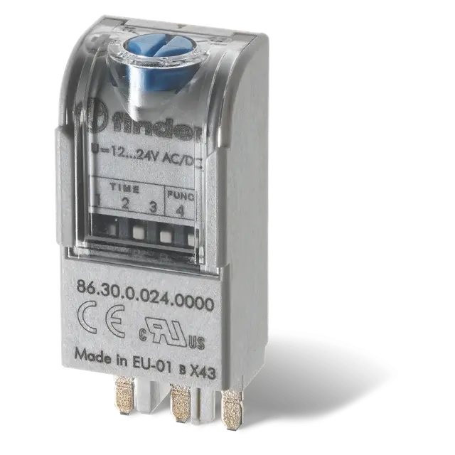 Moduł czasowy dwufunkcyjny do przekaźników i gniazd 12…240V AC/DC; AI, DI