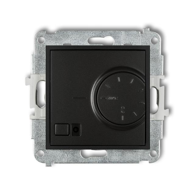 MINI Elektroniczny regulator temperatury z czujnikiem podpodłogowym czarny mat 12MRT-1 KARLIK