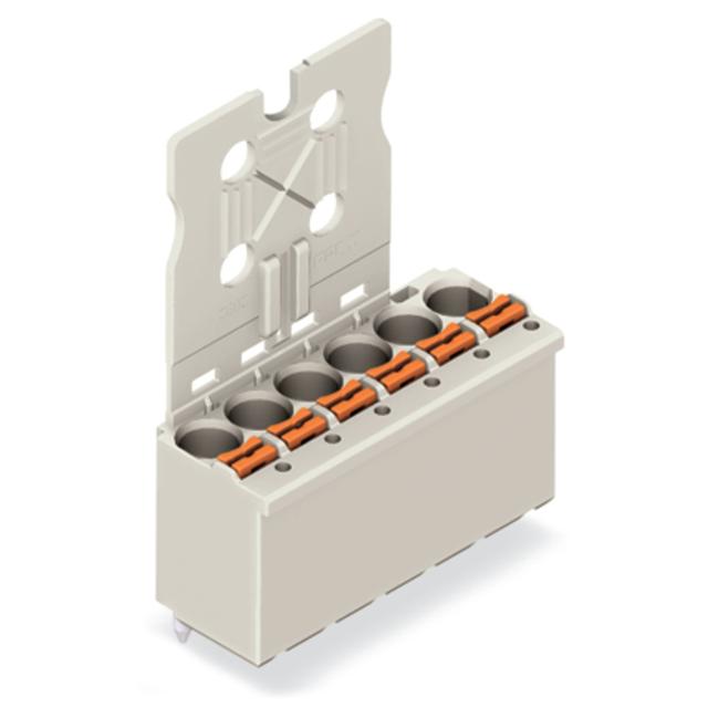 picoMAXeCOM gniazdo r. 5mm 6-bieg. z prostymi pinami lut. z płytką /50szt./ WAGO