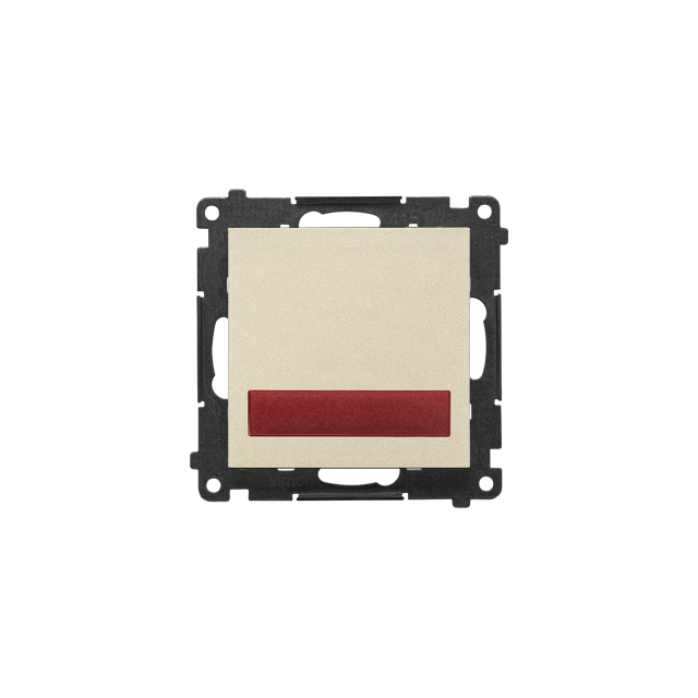 Simon 55 Sygnalizator świetlny LED – światło czerwone 230V Szampański mat TESS2.01/144 KONTAKT
