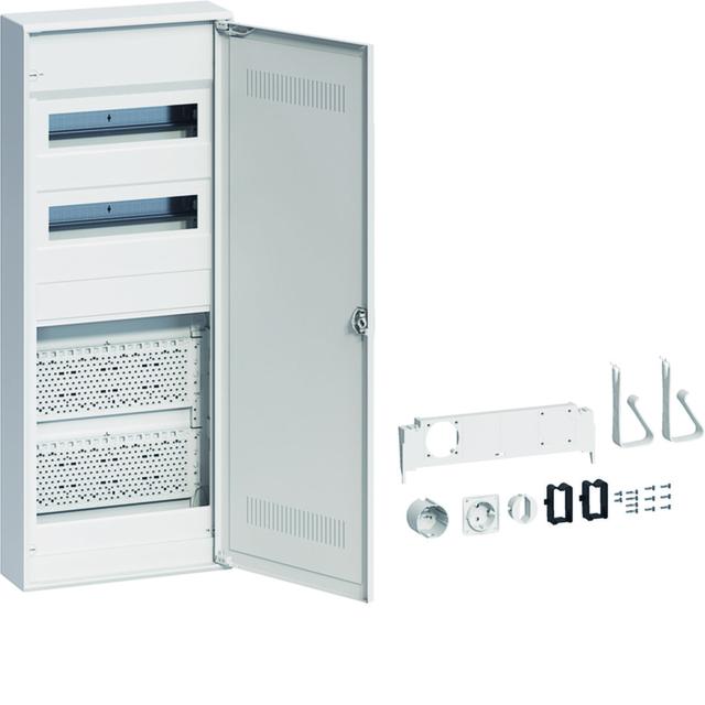 volta hybrid Rozdzielnica hybrydowa n/t, 24M, 2x płyta, 1x gniazdo, drzwi plast.