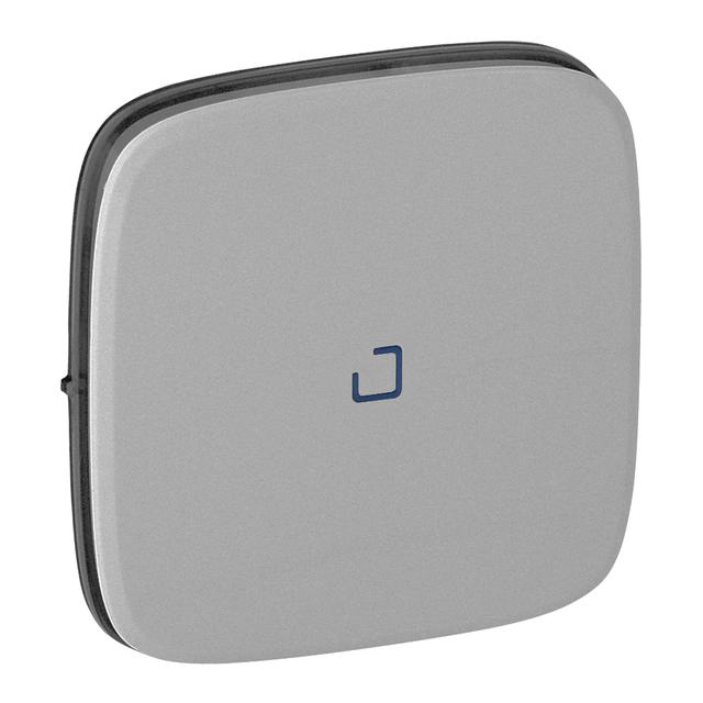 VALENA ALLURE - KLAWISZ ALUMINIUM ŁĄCZNIKA JEDNOBIEGUNOWEGO ZE WSKAŹNIKIEM LED, Legrand