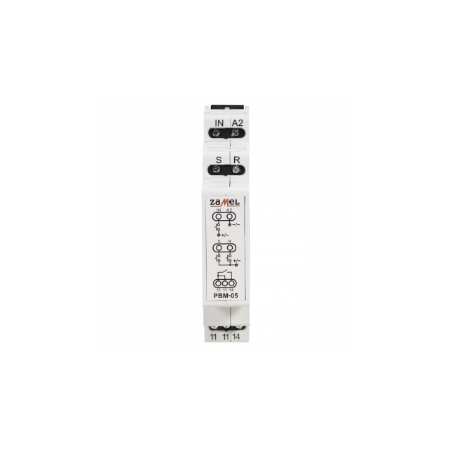 Przekaźnik bistabilny beznapięciowy PBM-05 12-24V AC/DC ZAMEL
