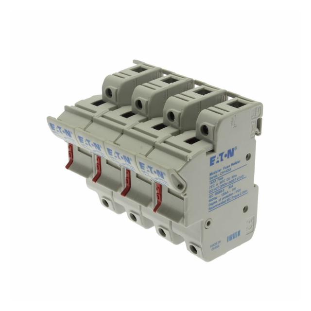 4 pole 14x51 MFH Podstawa wkładki cylindrycznej 14x51 4P 50A 690VAC CH144DU EATON