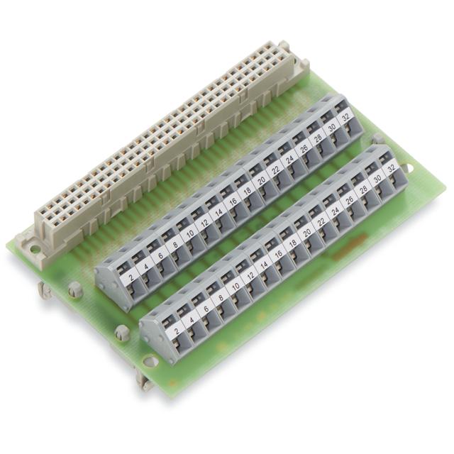 moduł przejściowy do wtyku typu C 64-torowy WAGO