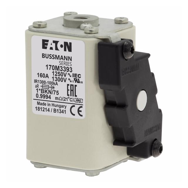 FUSE 160A 1250V 1*BKN/75 AR CU Wkładka szybka 160A AC 1250V rozmiar 1 45x59x75 mm aR 170M3393 EATON