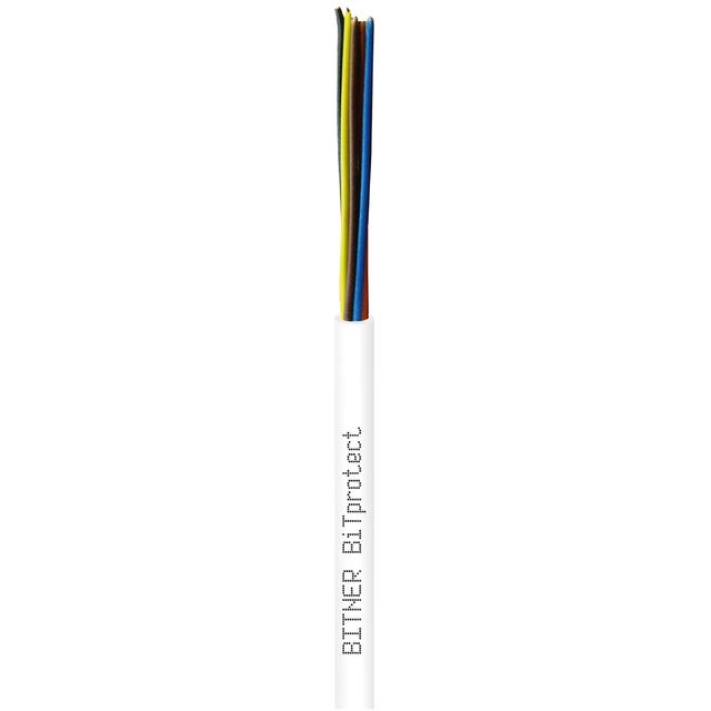 Kabel alarmowy domofonowy BiTprotect YTDY 8x0,5mm biały 100V drut /100m/ BITNER