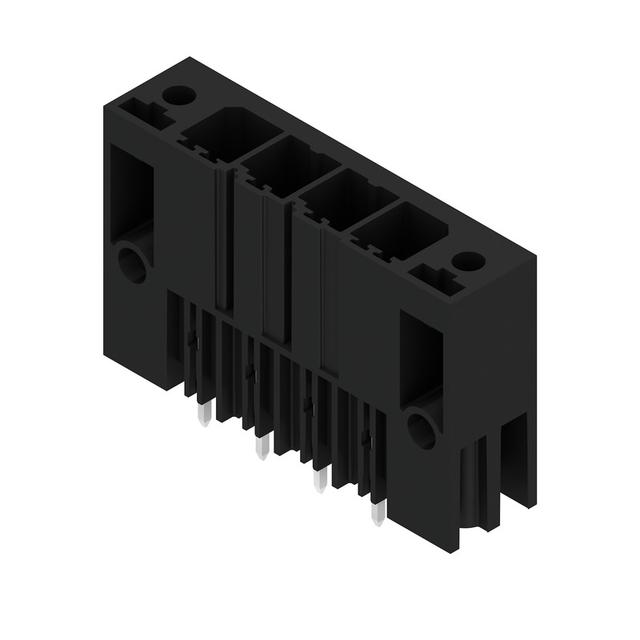 SV 7.62HP/04/180FX 3.5SN BK BX Wtyki PCB (złącza płyty), 7.62 mm, Liczba biegunów: 4, kąt odejścia: 180° /36szt./ 1931060000 WEIDMÜLLER