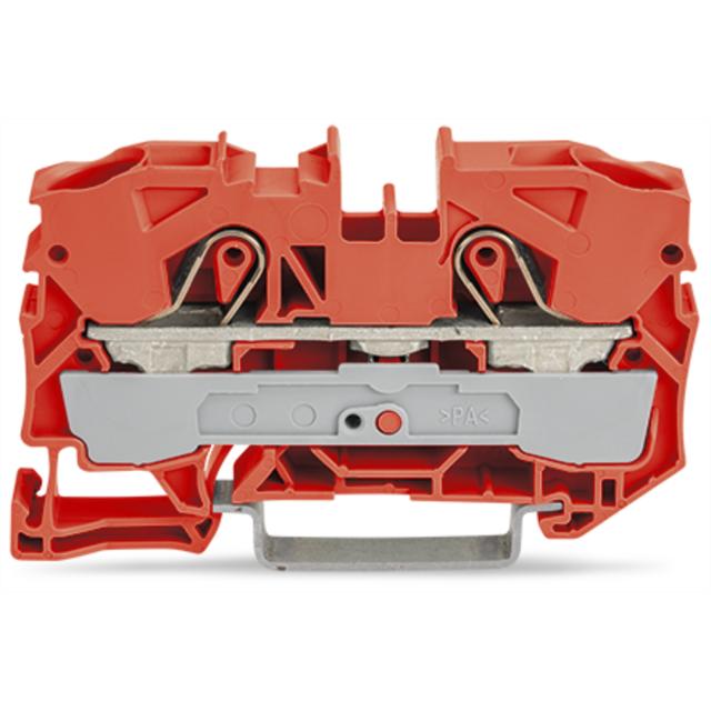 TOPJOBS złączka 2-przewodowa 10 mm2 pomarańczowa