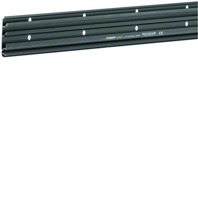 tehalit.SL Podstawa 20x80 czarny SL200801 HAGER