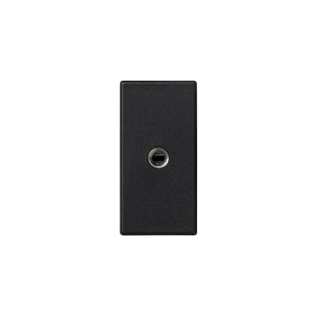 Simon Connect Płytka K45/2 gniazda mini-jack 225x45mm+wkład z. śrub. szary grafit