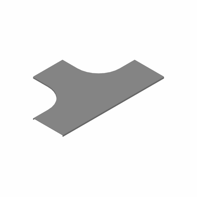 PTKZP100 Pokrywa trójnika korytka 1,5 mm