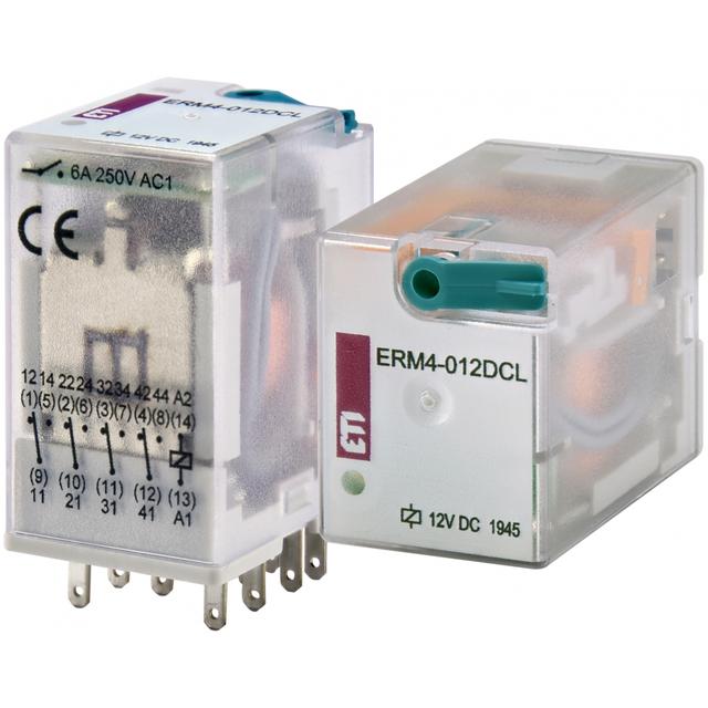 Przekaźnik 4 stykowy 12V DC ERM4-012DCL 002473021 ETI