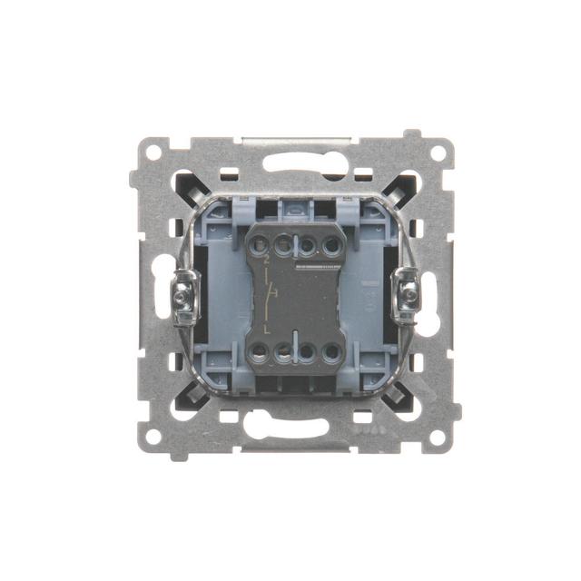 Simon 54 Przycisk „światło” 16A z. śrub. czarny