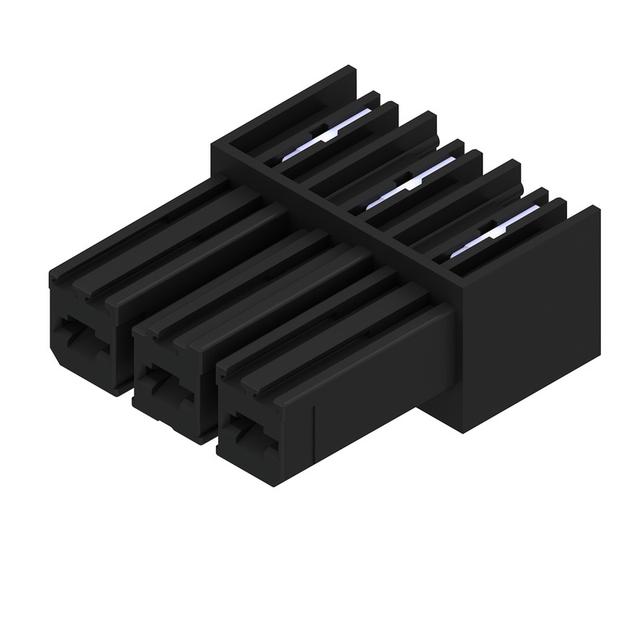 BVL 7.62HP/03/90 3.5SN BK BX Wtyk PCB (złącze wiązki), 7.62 mm, Liczba biegunów: 3, kąt odejścia: 90° /100szt./ 1928290000 WEIDMÜLLER