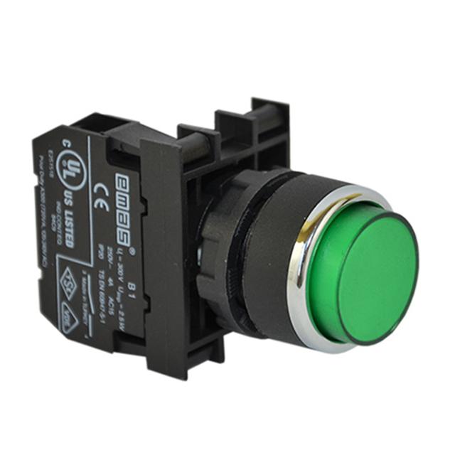 Przycisk wystający 1NO zielony