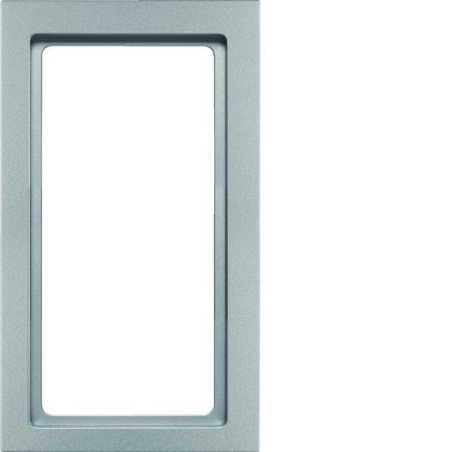 BERKER Q.3 Ramka z dużym wycięciem aluminium aksamit lakierowana 13096094 HAGER