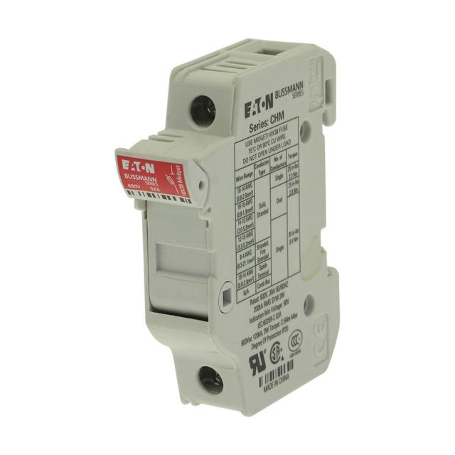 FUSE HOLDER 10 3X38 1P (REPLACED) Podstawa wkładki cylindrycznej 10x38 1P 32A 690VAC CHM1DU EATON