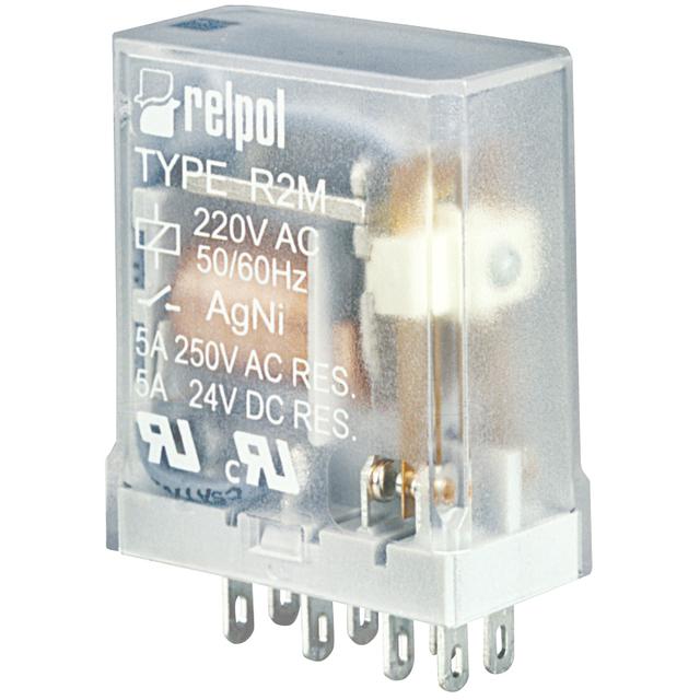 Przekaźnik przemysłowy 2P 48V DC AgNi R2M‑2012‑23‑1048 617172 RELPOL