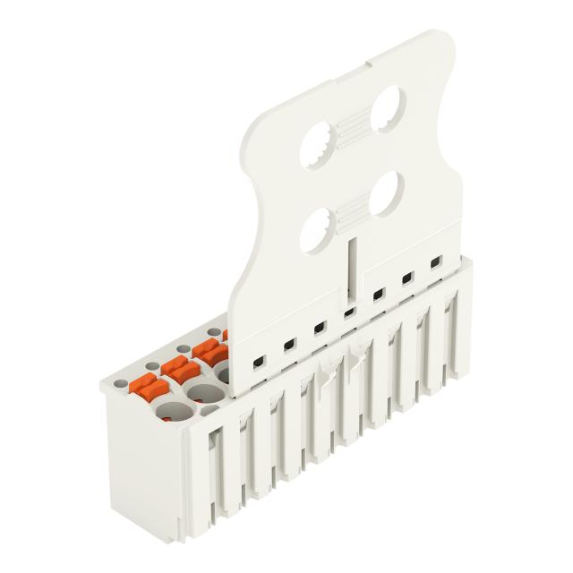 Gniazdo picoMAX raster 3,5mm 10‑biegunowe z płytką uchwytową 2091‑1110 /50szt./ WAGO