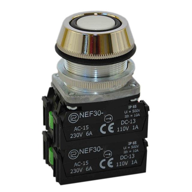 Przycisk NEF30-UK2X2Y/W3 biały W0-NEF30-UK 2X2Y/W3 B PROMET
