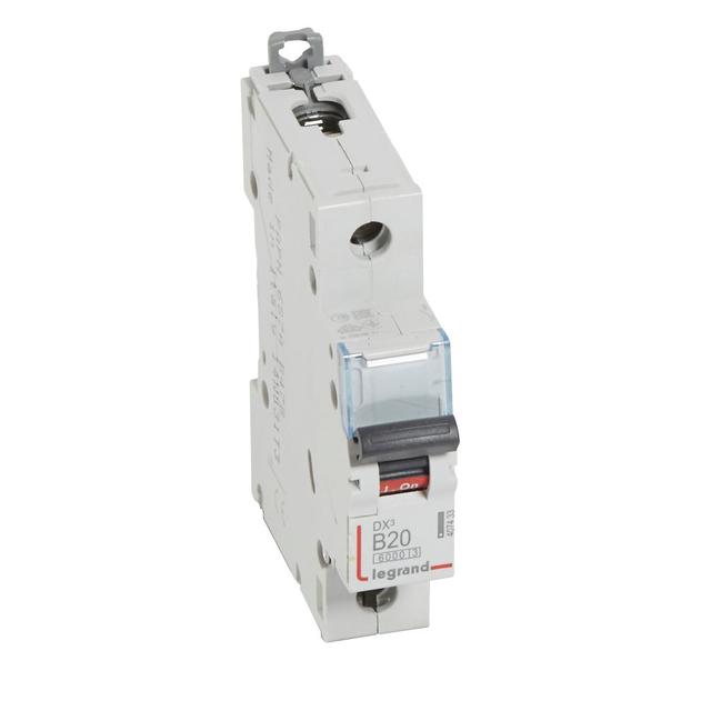 WYŁĄCZNIK NADPRĄDOWY S 301 1P B 20A 6000A SERII DX3, Legrand