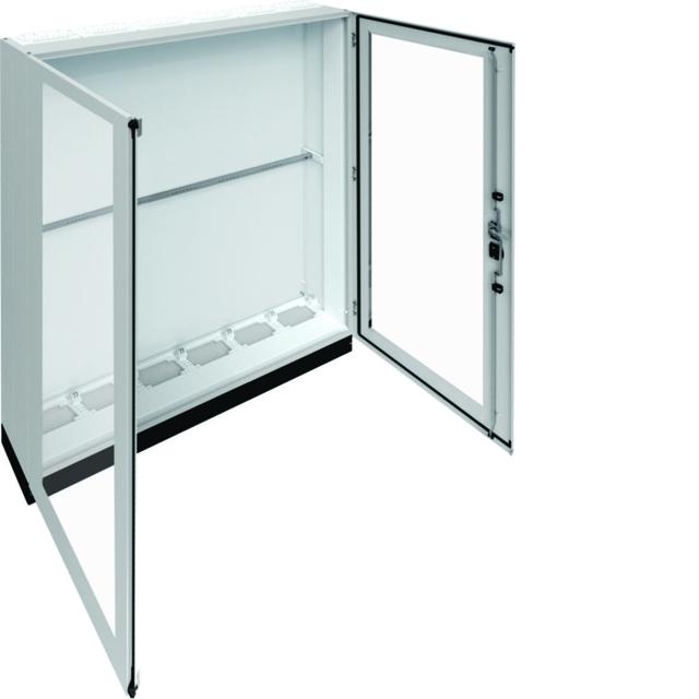 univers Rozdzielnica stojąca IP55 kl. II 1550x1850x275 + cokół 100mm drzwi transparentne FR26L1 HAGER