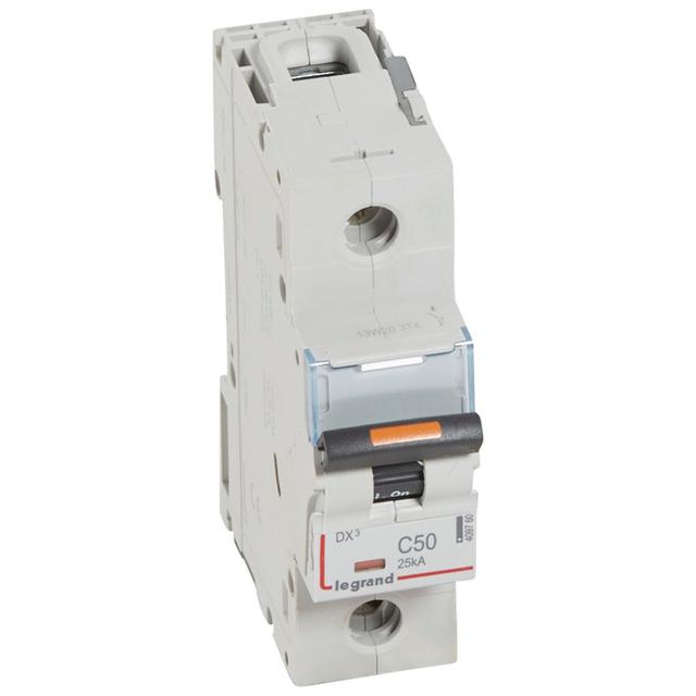 Wyłącznik Nadprądowy S321 C50 1P 50A 25Ka DX3 409760 LEGRAND