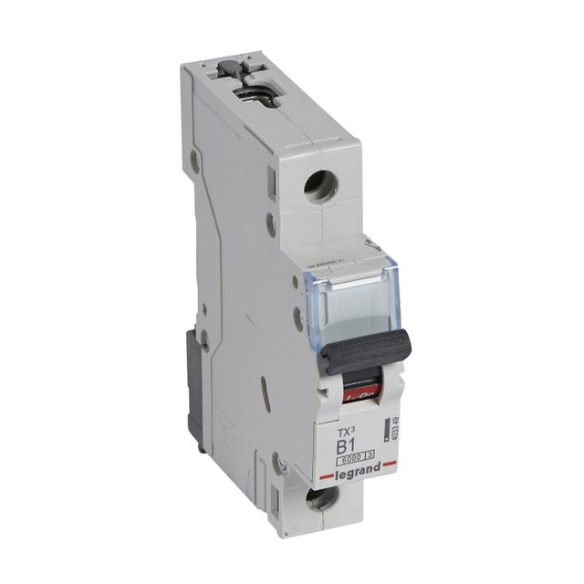 Wyłącznik Nadprądowy S 301 1P B1A 6kA TX3 403349 LEGRAND