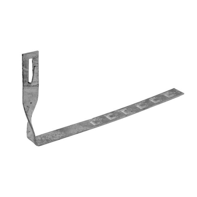 Uchwyt dach. skręcony regulowany A = 28 cm (zacisk na zagięcie) oc.ogniowy