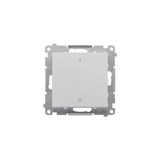 Simon 55 Łącznik dwubiegunowy szybkozłączka Aluminium mat TW2.01/143 KONTAKT