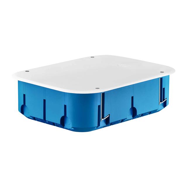 P6x60DP Puszka instalacyjna do pustych ścian Multibox2 - sześciopolowa O 6x60 z pokrywą niebiesk  SIMET