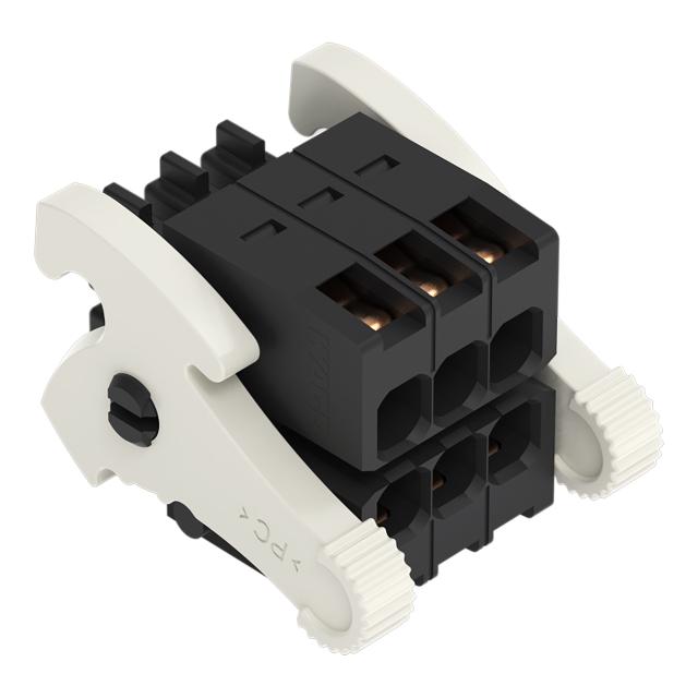 Gniazdo MCS‑MINI Classic 6‑biegunowe czarne raster 3,5mm 713‑1103/037‑000 /50szt./ WAGO