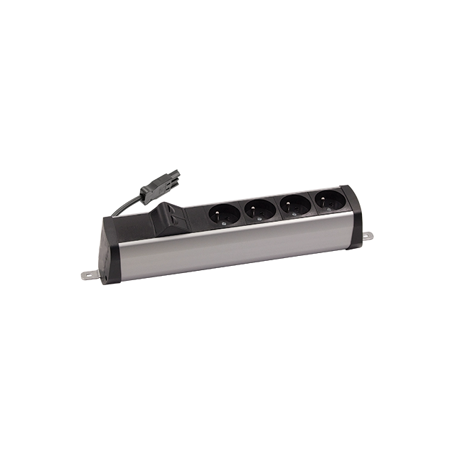 "Simon 480 TS48-210E400K0-40 Listwa poszerzona 4 gn. typ E i płytka 2xRJ45 keystone