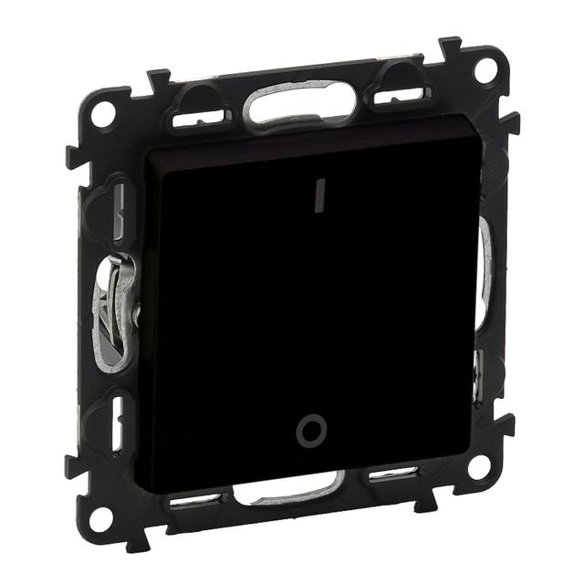 VALENA LIFE - ŁĄCZNIK DWUBIEGUNOWY CZARNY 16 AX - 250 V~