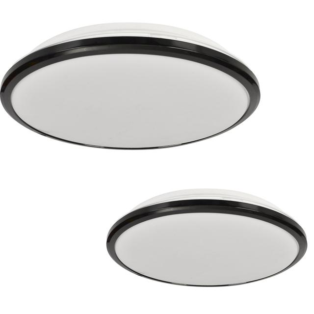 plafon LED Terma 18W 1260lm 4000K czarny IP44 ML6402 Milagro