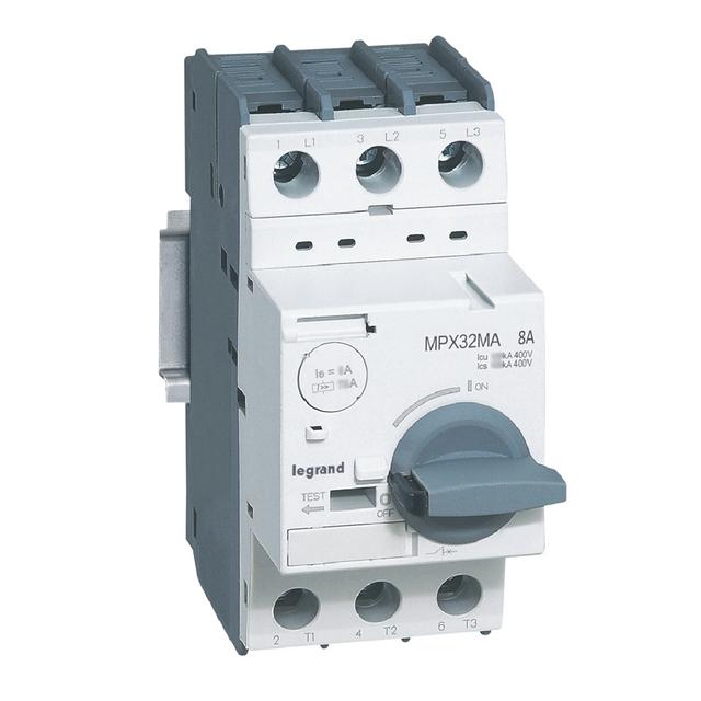 Wyłącznik Silnikowy 3P 8-104A Wyzwalacz Magnetyczny Mpx3 32Ma 417349 LEGRAND
