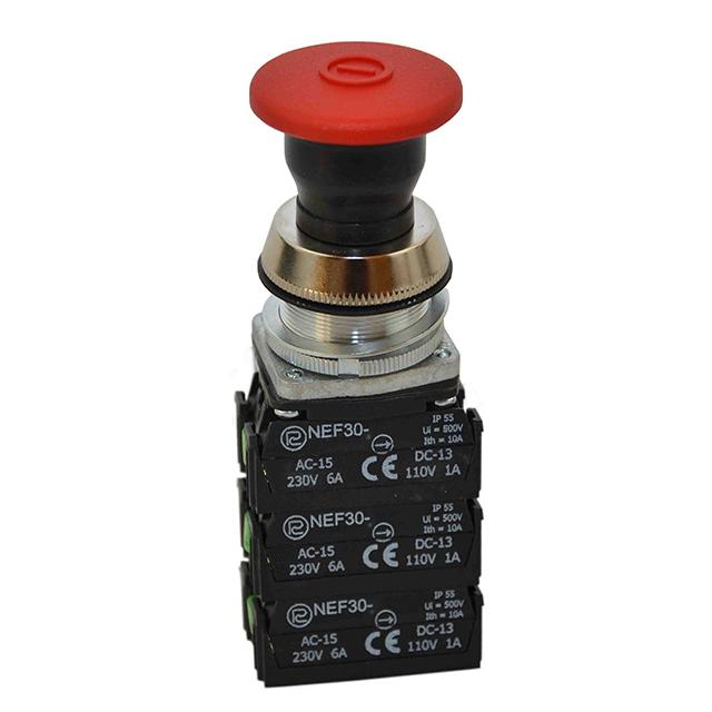 Przycisk NEF30-UDRX4Y czerwony W0-NEF30-UDR X4Y C PROMET